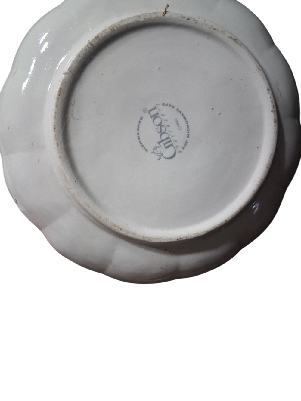 White Ceramic Floral Canister with Pink Rose Motif - Picture 6 of 6